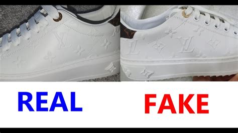 lv shoes fake vs real